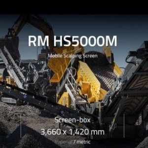 foto 25.7t sieb sortier 300t/h mobil Maximus 512S (Rubble-Master) / RubbleMaster HS5000 M